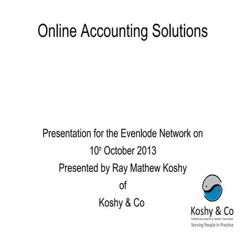 Cloud Accounting Solutions