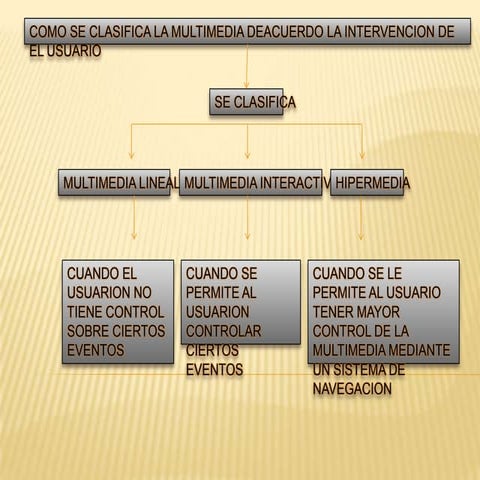 clasificación de la multimedia