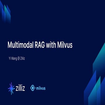 Multimodal Retrieval Augmented Generation (RAG) with Milvus