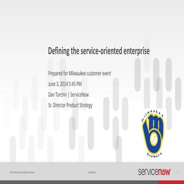Defining the service-oriented enterprise - June 2014 - Dan Turchin