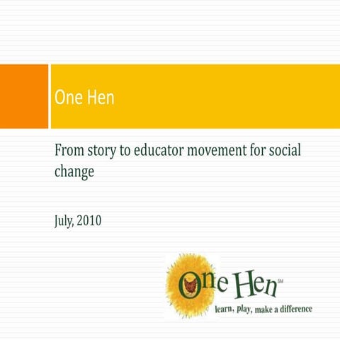 Fostering Elementary Students' Engagement with the World and Entrepreneurship