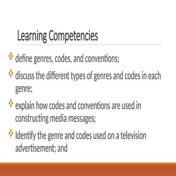 Media Information Literacy Week 5 Genre Codes Conventions.pptx