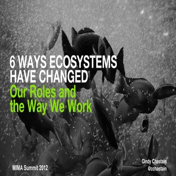 6 Ways Ecosystems Have Changed Our Roles and the Way We Work