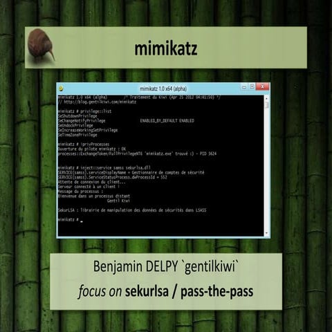 mimikatz @ phdays | PPTX