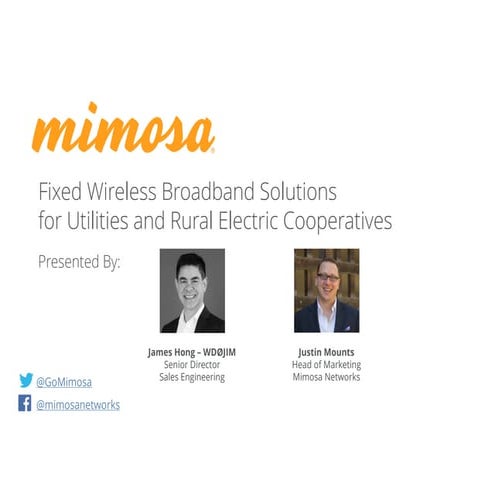 Fixed Wireless Broadband Solutions for Utilities and Rural Electric Cooperatives