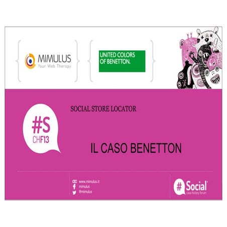 Social store locator: il caso di Benetton