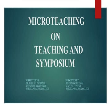  Teaching METHOD symposium