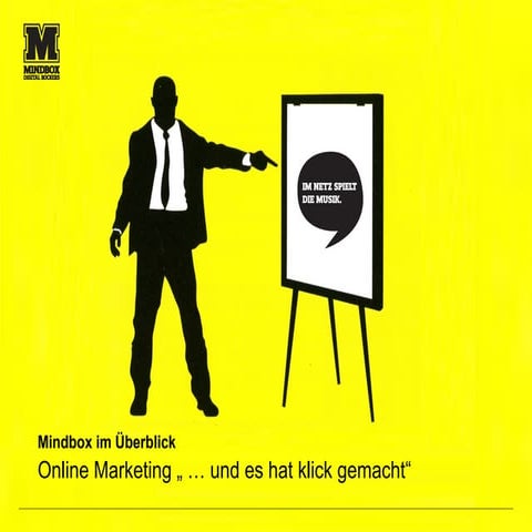 Mindbox Agenturpräsentation für Social Media, Online-Shops, Mobile Apps