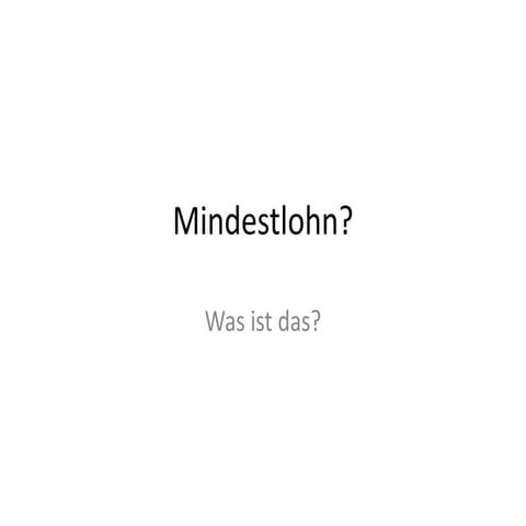teilzeit mindestlohn