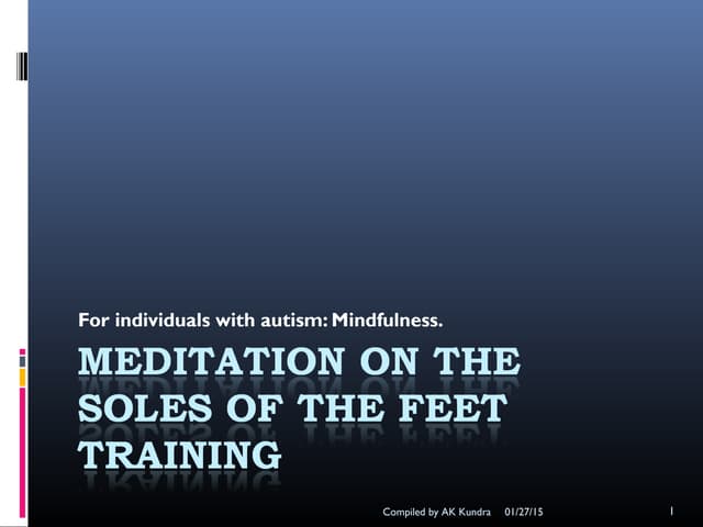 Mindfullness & Autism
