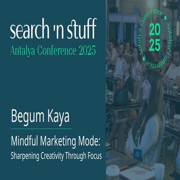 Mindful Marketing Mode: Sharpening Creativity Through Focus | Search 'n Stuff...
