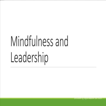 Mindfulness and leadership   final 5.12.2016  aa
