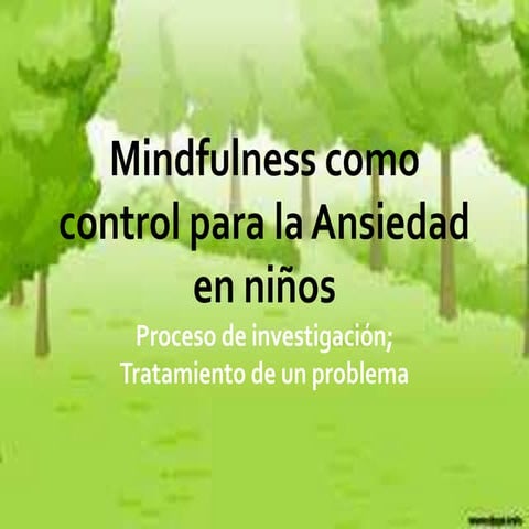 Mindfulness y ansiedad