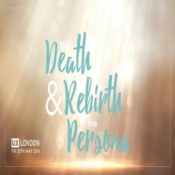 The Death (and Rebirth) of the Persona