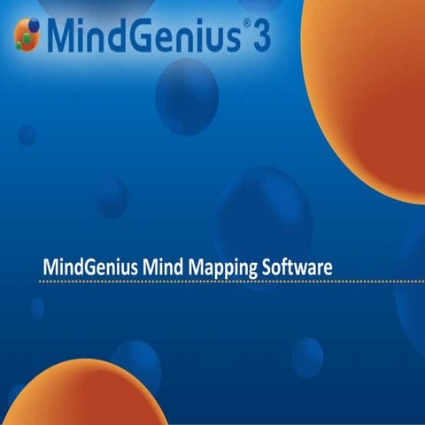 Introduction To MindGenius Mind Mapping Software