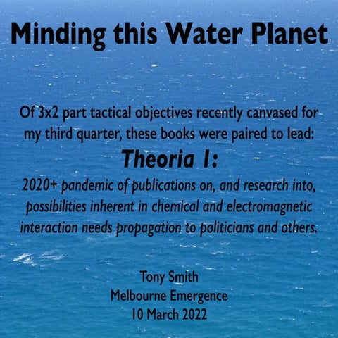 Minding this Water Planet