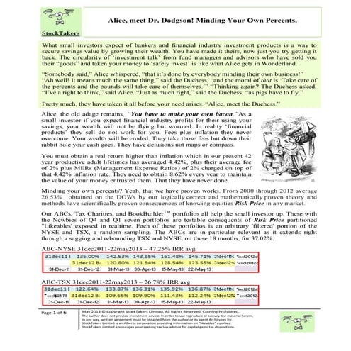 Minding your own percents