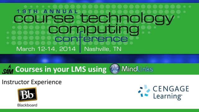 Courses in your LMS using MindLinks