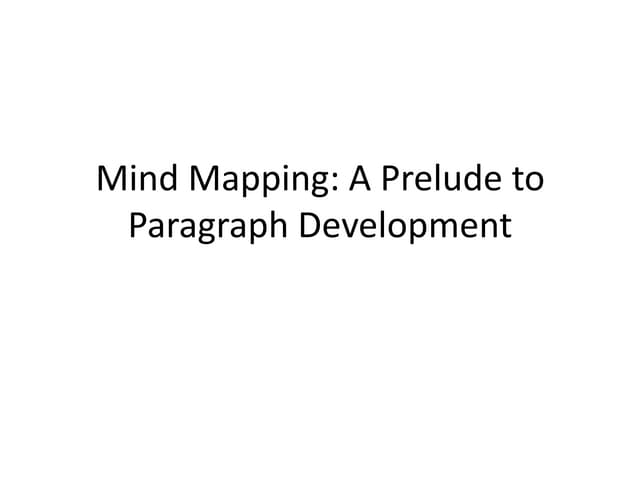 Mind mapping