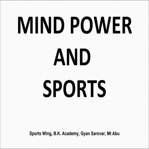 Mind power and sports