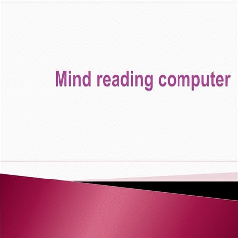 Mind reading