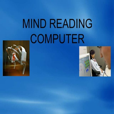 Mind reading computer