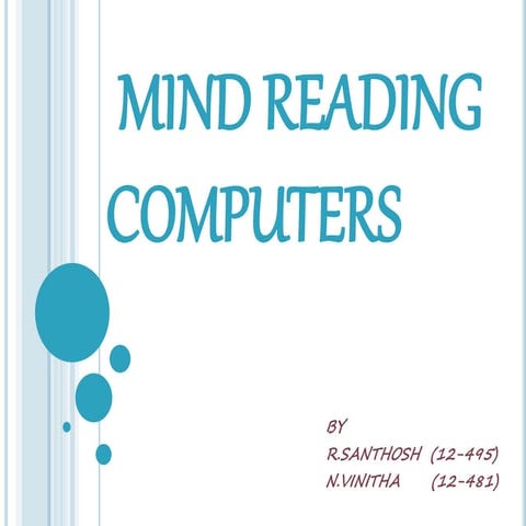 Mind reading computers