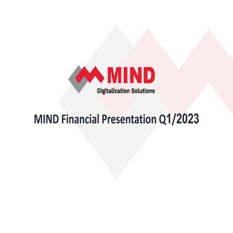 MINDCTI Revenue Release Q1 2023