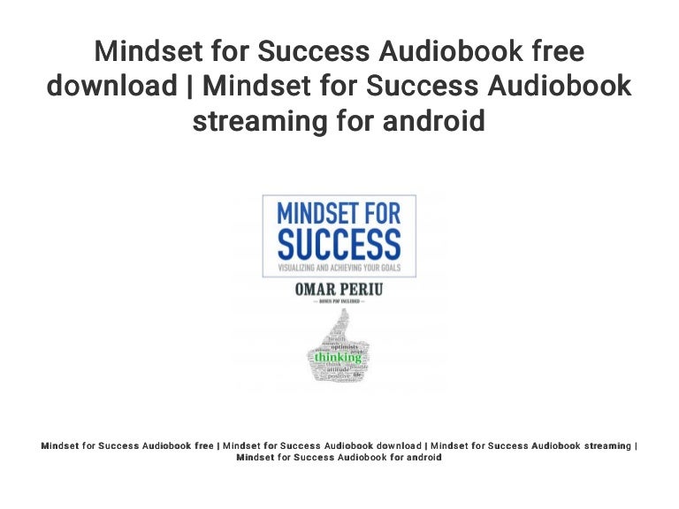 download mindset audiobook free