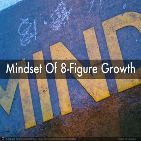 Mindset of 8-Figure Growth