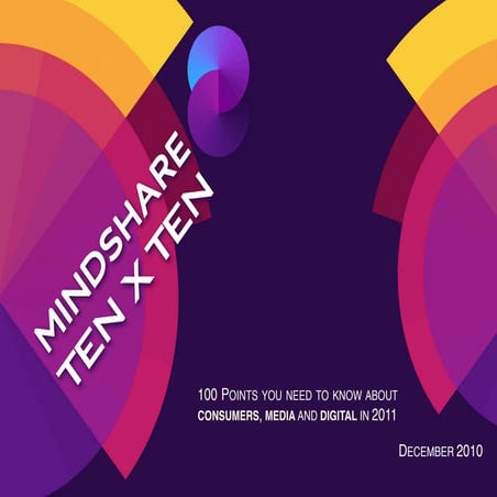 Mindshare 10 x10 trends for 2010 and 2011