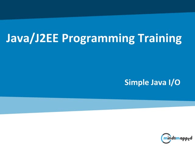 Java I/O | PPT