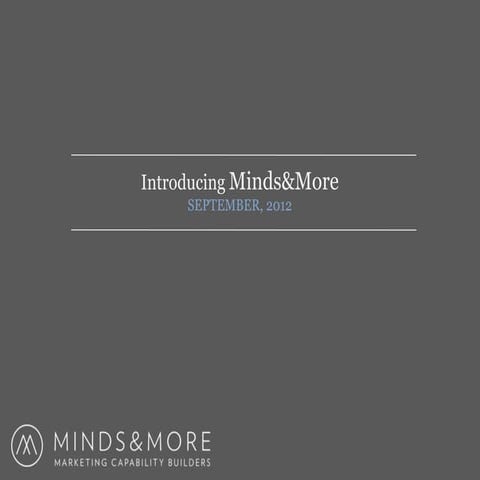 Minds More Introduction