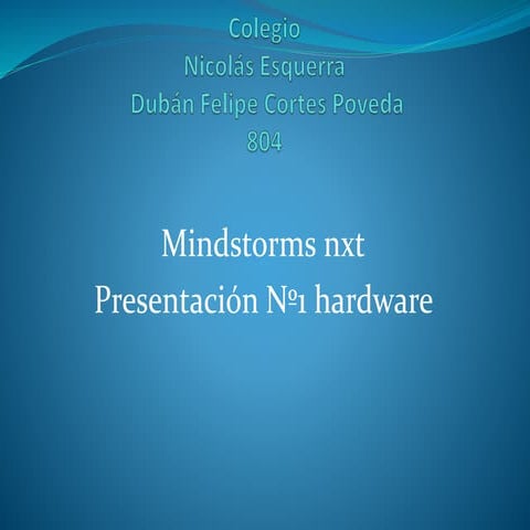 Mindstorm nxt