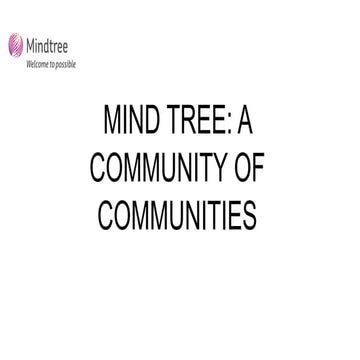 Mind tree:A community of communities