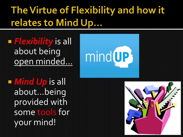 Mind up intro to chartwell
