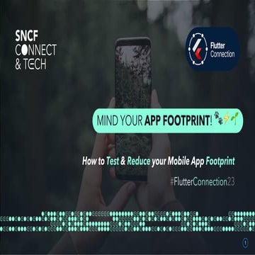 Mind your App Footprint 🐾⚡️🌱 (@FlutterConn 2023)
