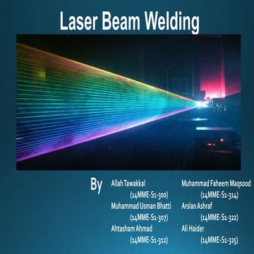 Laser Beam Welding