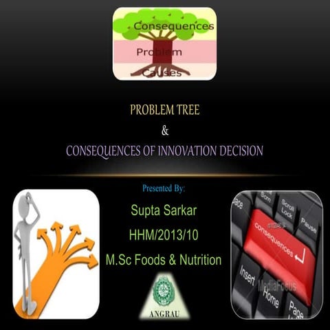 Problem tree & cosequesces of innovation decision