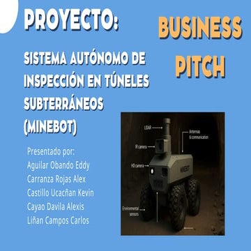 MINEBOT: Autonomous Tunnel Inspection System for Underground Mining ...