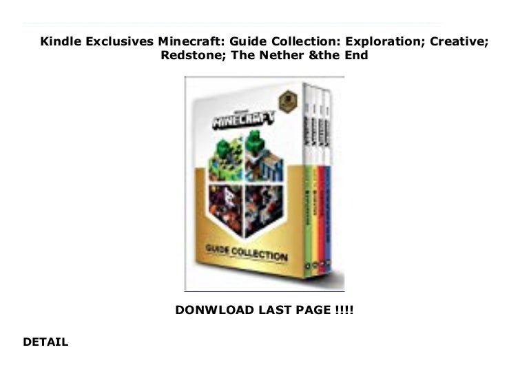 Kindle Exclusives Minecraft Guide Collection Exploration Creative