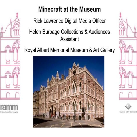 Minecraft at the Museum | PPTX