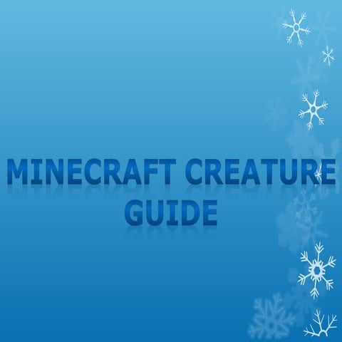 Minecraft Creatures | PPT
