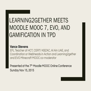Learning2gether meets Moodle MOOC 7...