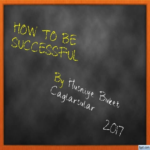 How to be successful pdf.