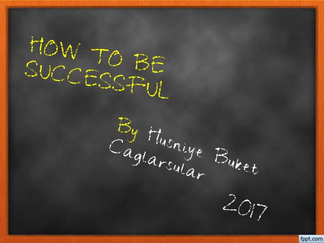 How to be successful pdf.