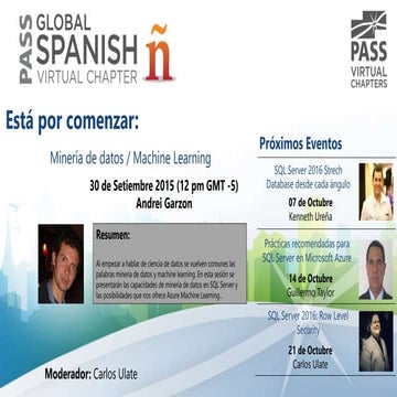 Minería de datos / Machine Learning