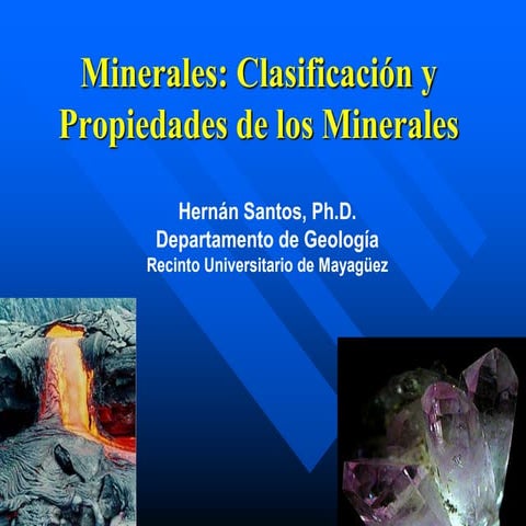 Minerales