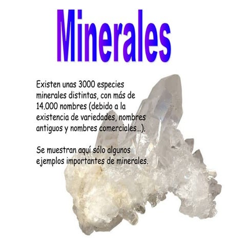 MINERALES