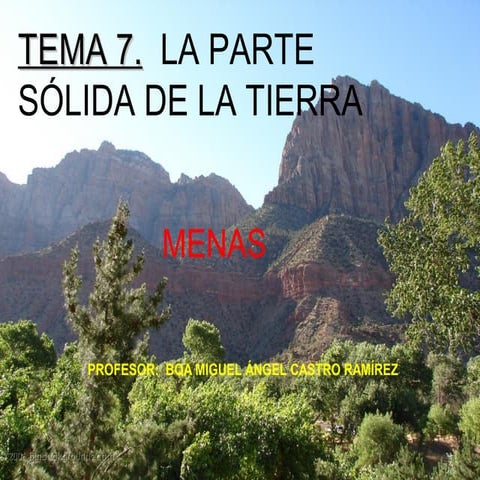 MINERALES Y MENAS